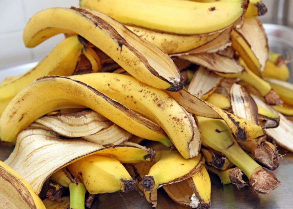 Banana peels: up to 6 months